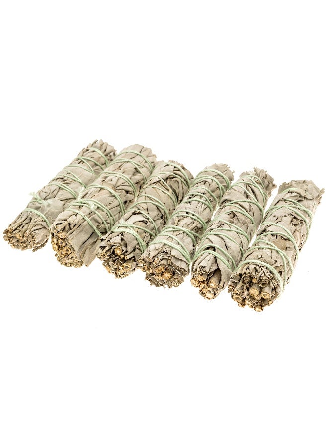 Alternative Imagination Premium California White Sage 4 Inch Smudge Sticks - 6 Pack - Image 2